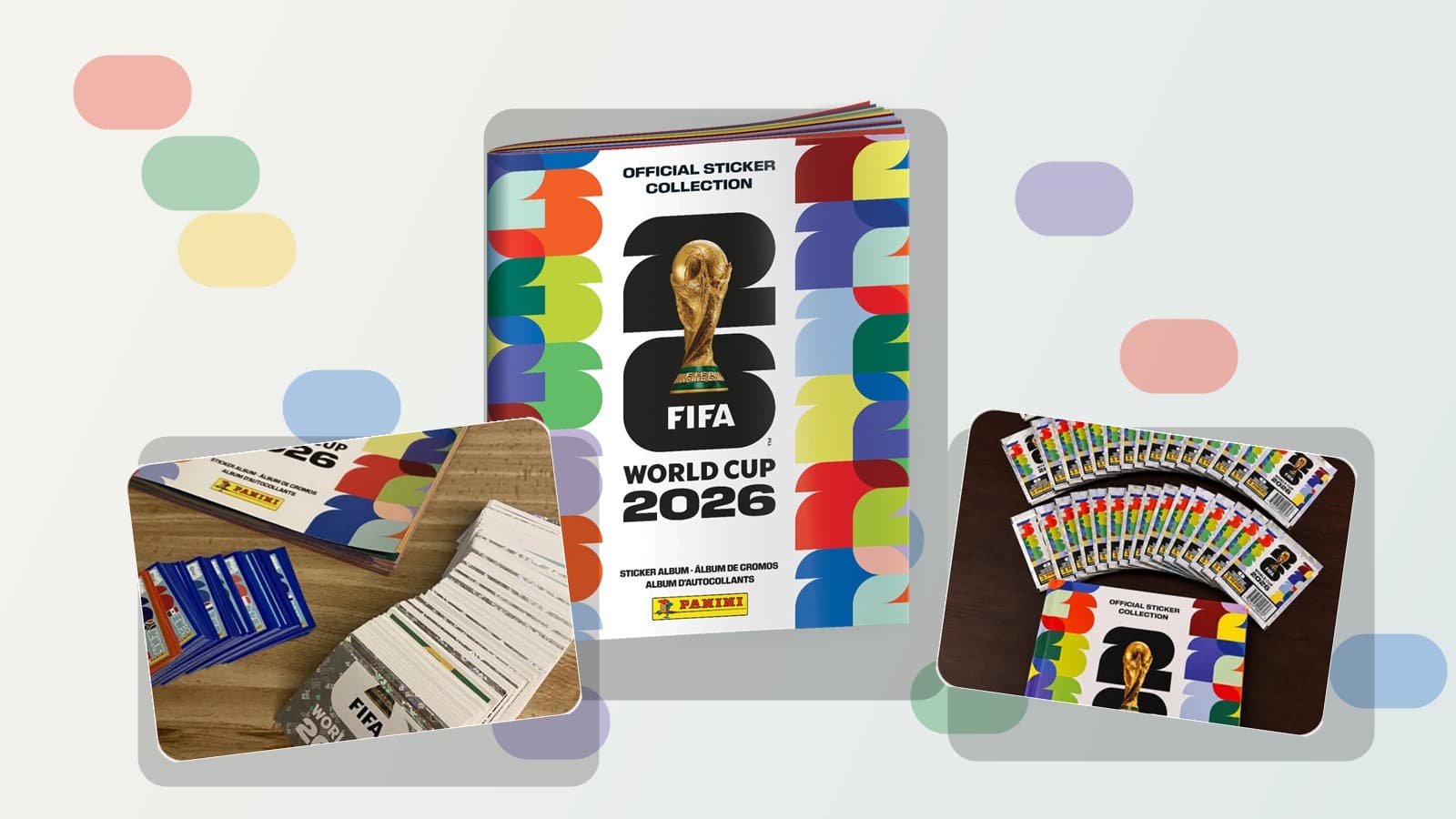 Panini FIFA World Cup 2026 official sticker album cover
