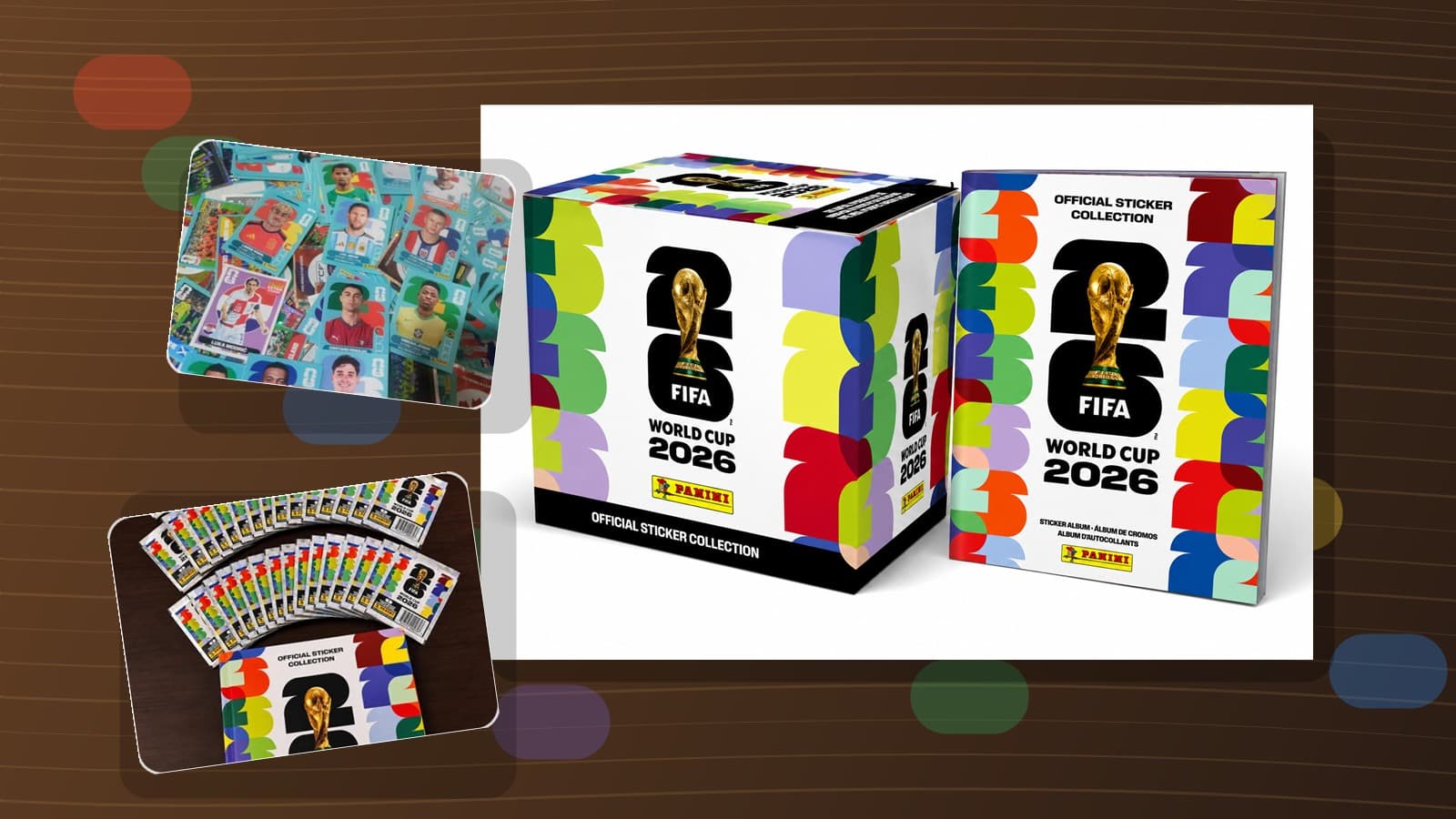 Panini FIFA World Cup 2026 sticker album and box bundle