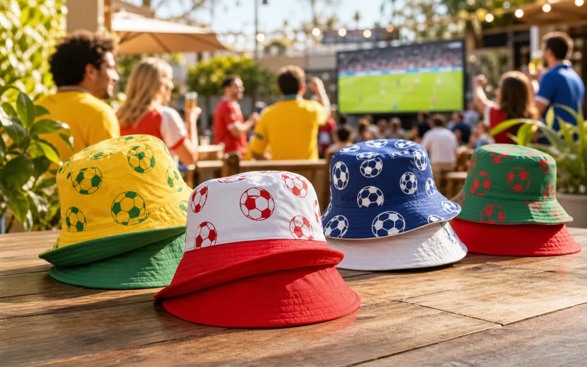 Brazil World Cup 2026 bucket hat for match day