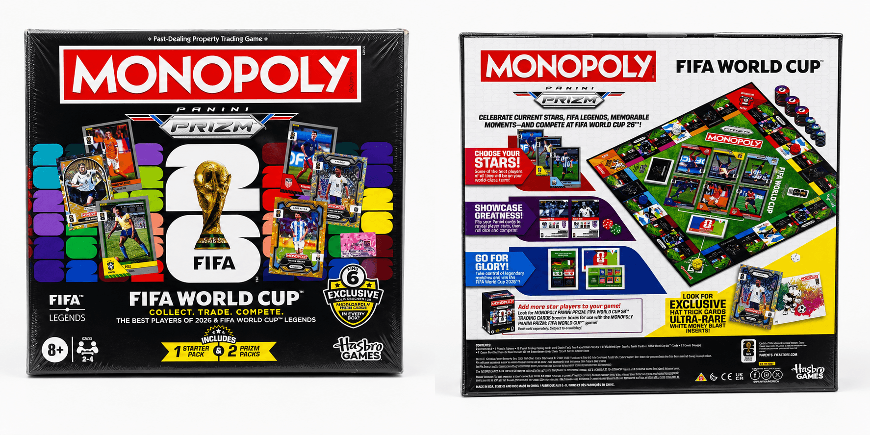 Monopoly Panini Prizm FIFA World Cup 2026 Board Game