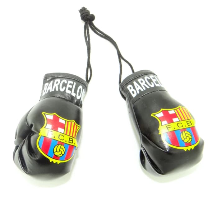 Barcelona [black] Flag Souvenir Mini Boxing Gloves