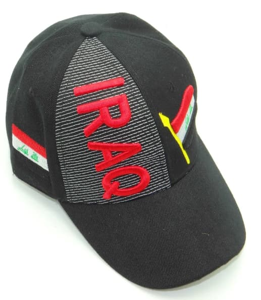 Iraq Flag 3d Embroidered Cap