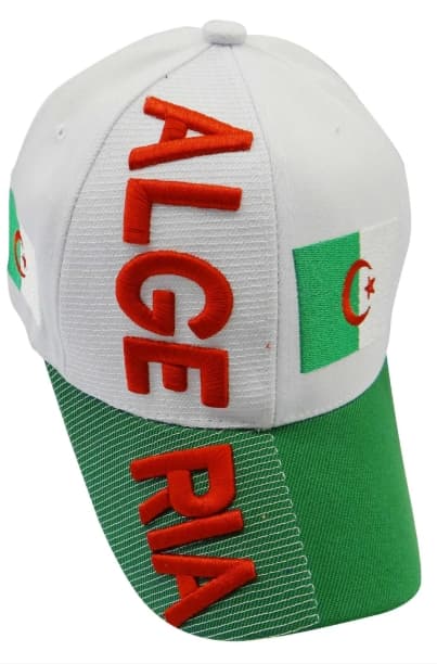 Algeria Flag 3d Embroidered Cap