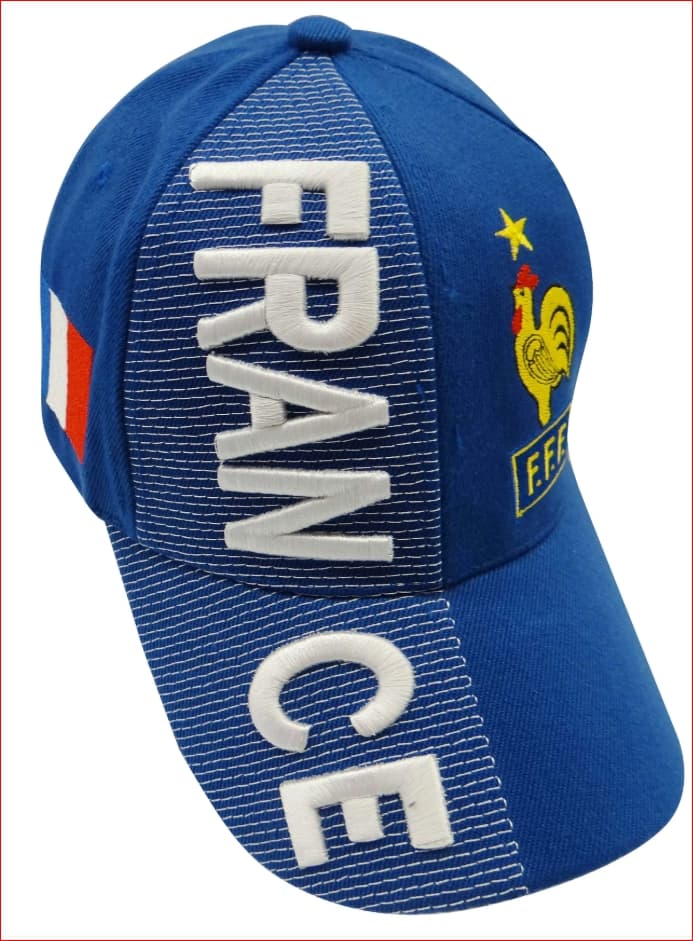 France Flag 3d Embroidered Cap