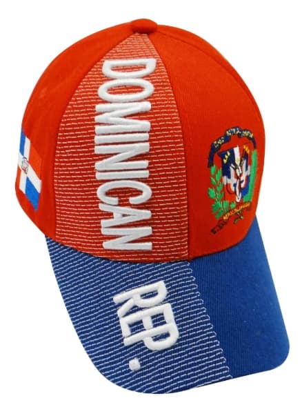 Dominican Republic 3d Embroidered Cap