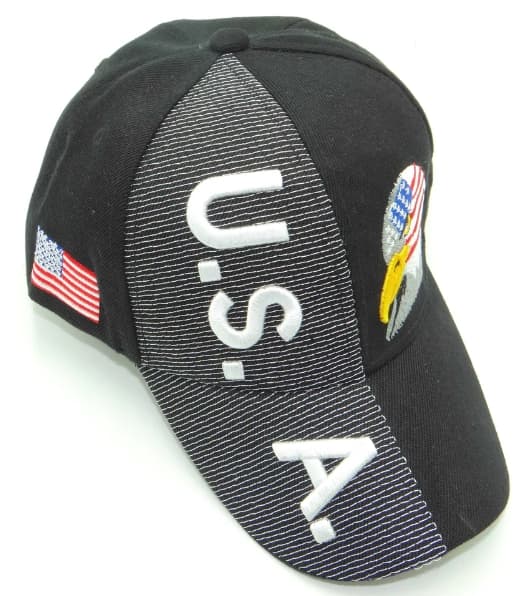 U.s.a Flag 3d Embroidered Cap