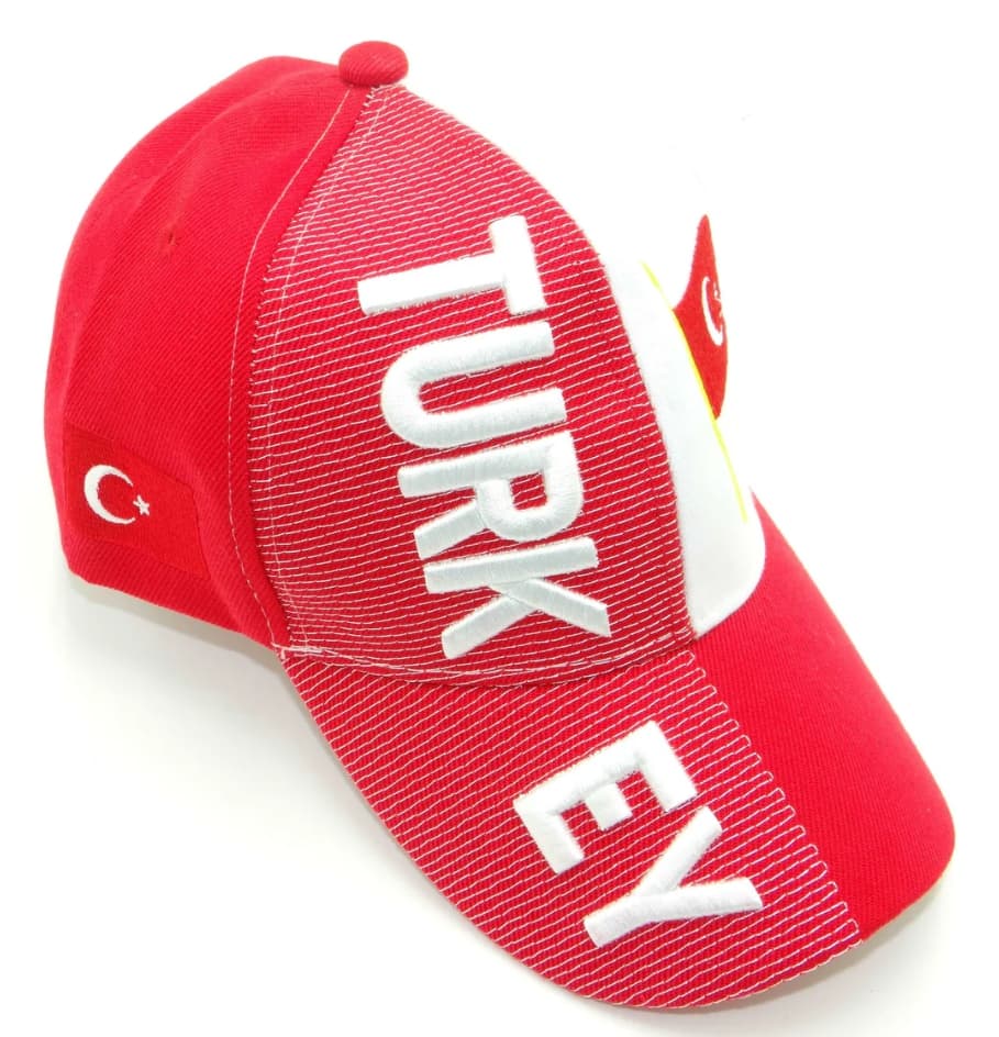 Turkey 3d Embroidered Cap