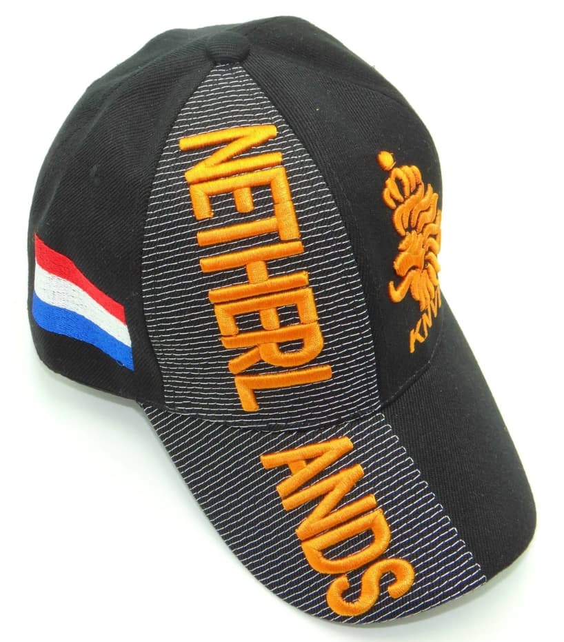 Netherlands Flag 3d Embroidered Cap
