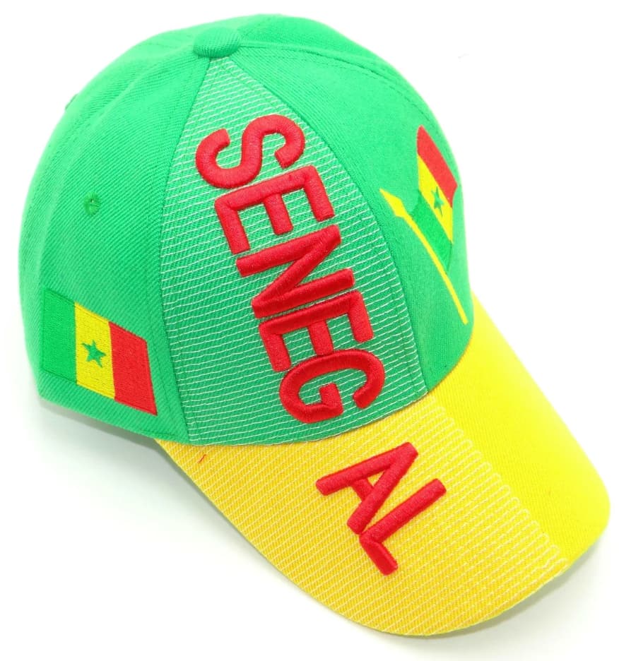 Senegal Flag 3d Embroidered Cap