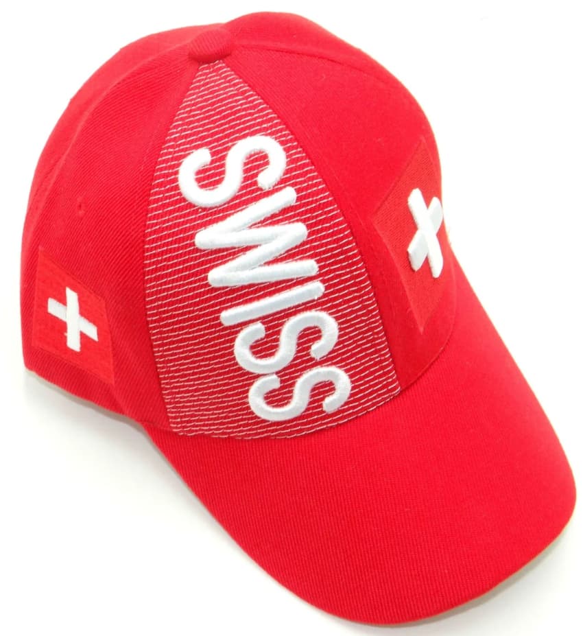 Switzerland Flag 3d Embroidered Cap