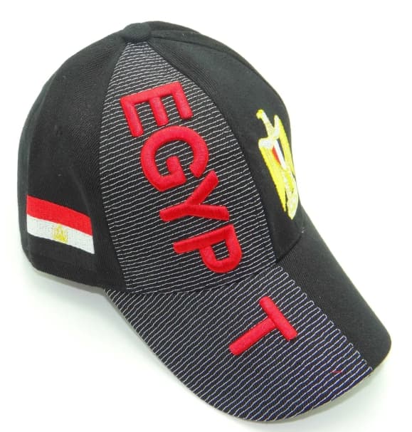 Egypt Flag 3d Embroidered Cap