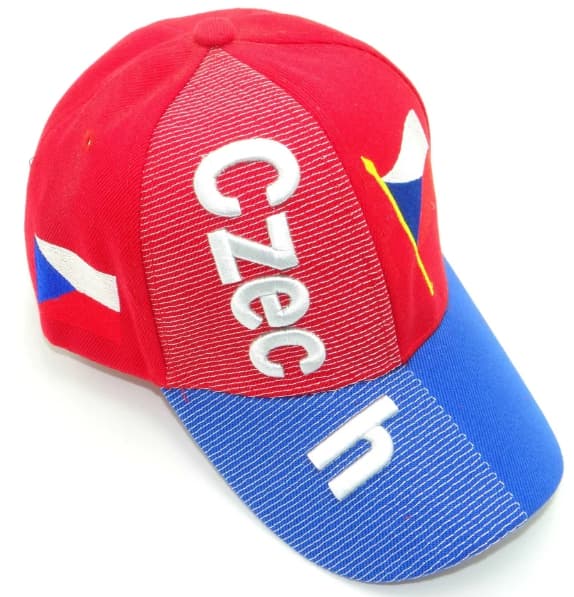 Czech Republic Flag 3d Embroidered Cap