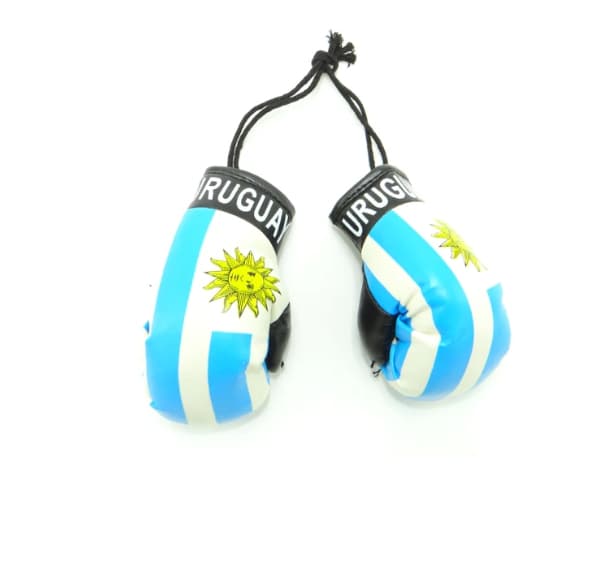 Uruguay Flag Souvenir Mini Boxing Gloves