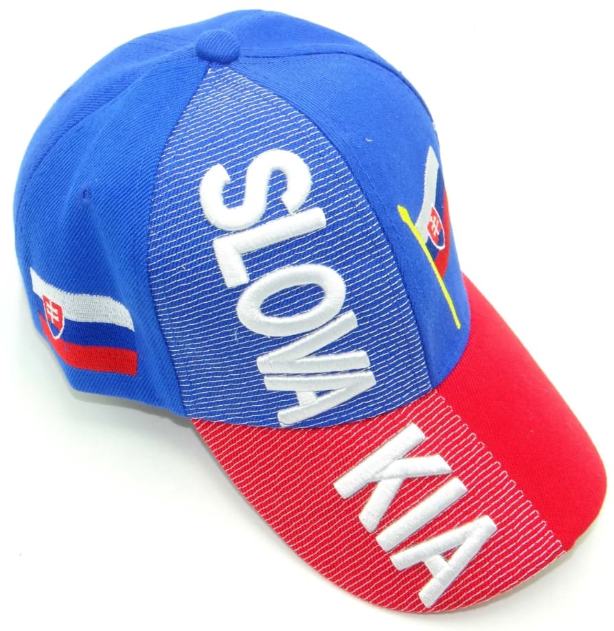 Slovakia Flag 3d Embroidered Cap