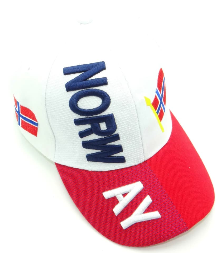 Norway Flag 3d Embroidered Cap