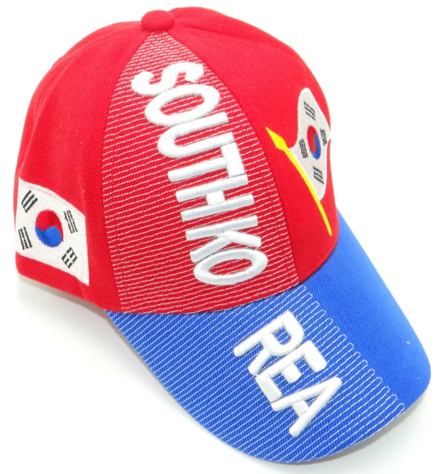 South Korea 3d Embroidered Cap