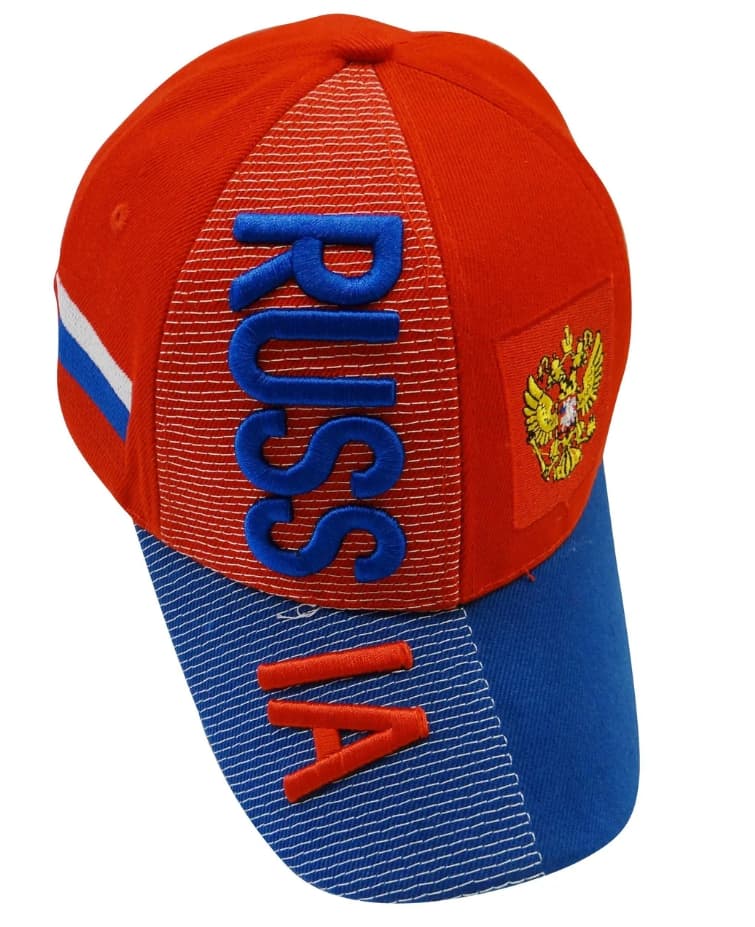 Russia Flag 3d Embroidered Cap