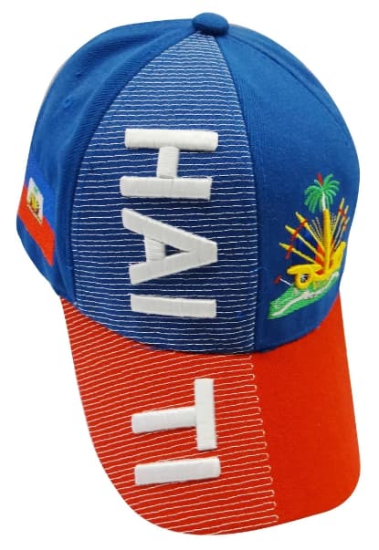 Haiti Flag 3d Embroidered Cap
