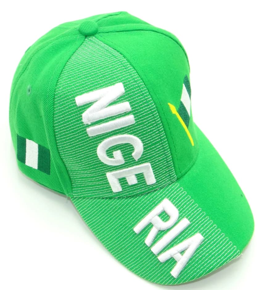 Nigeria Flag 3d Embroidered Cap