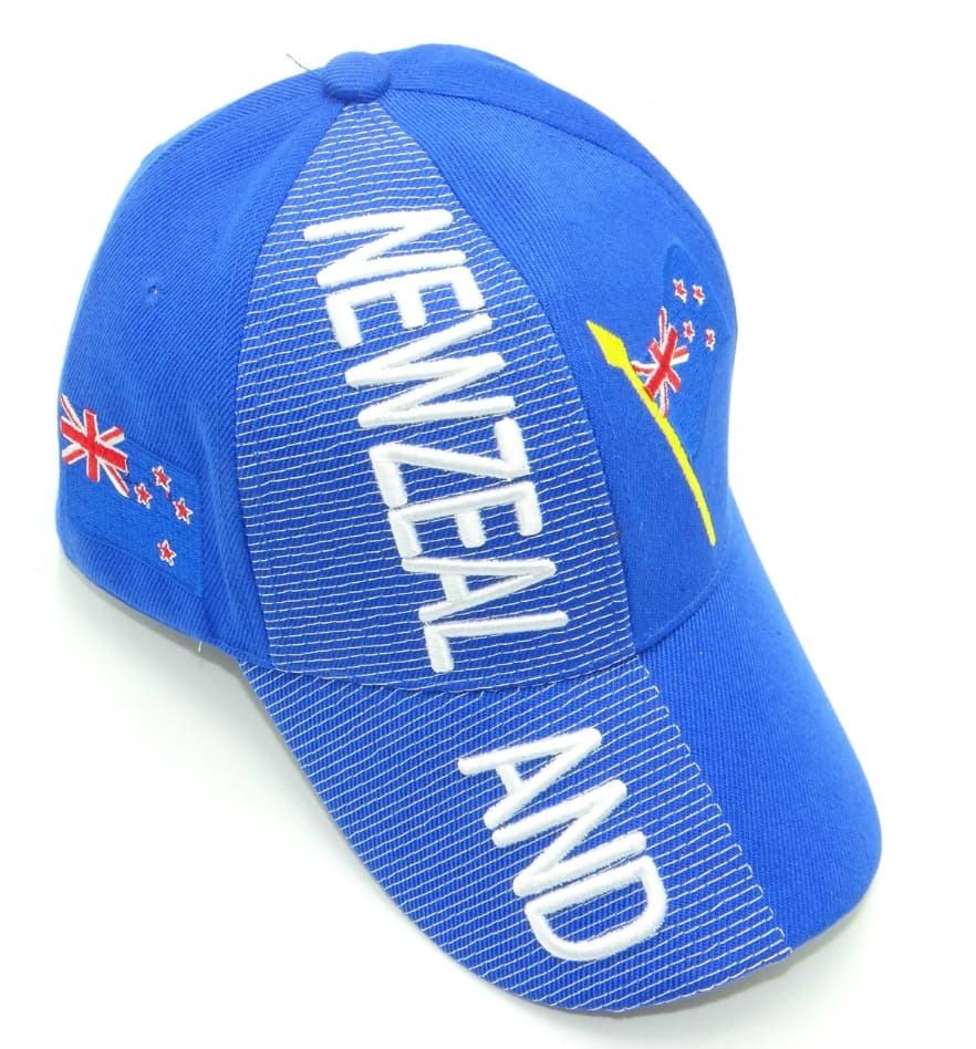 New Zealand Flag 3d Embroidered Cap