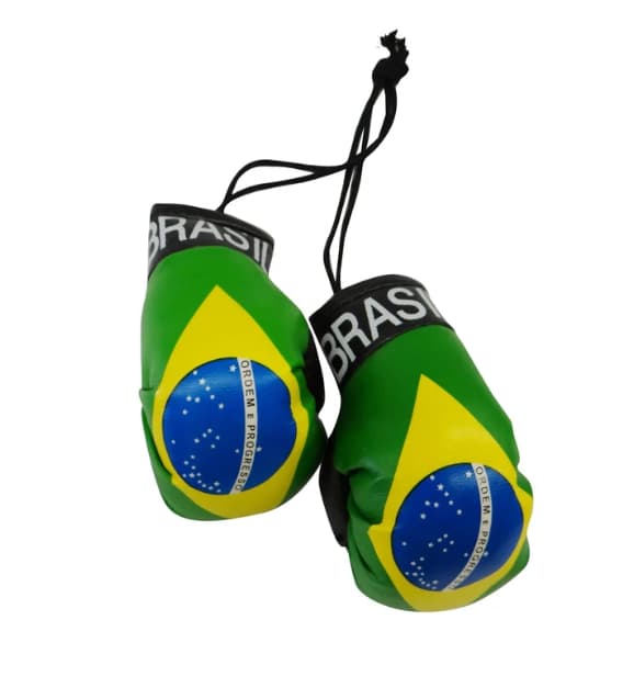 Brasil Flag Souvenir Mini Boxing Gloves