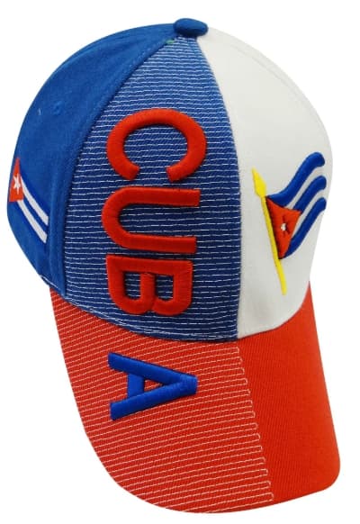 Cuba Flag 3d Embroidered Cap