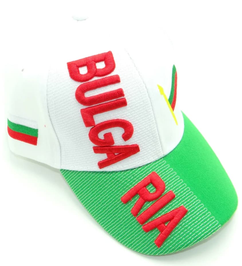 Bulgaria Flag 3d Embroidered Cap