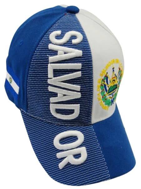 El Salvador Flag 3d Embroidered Cap