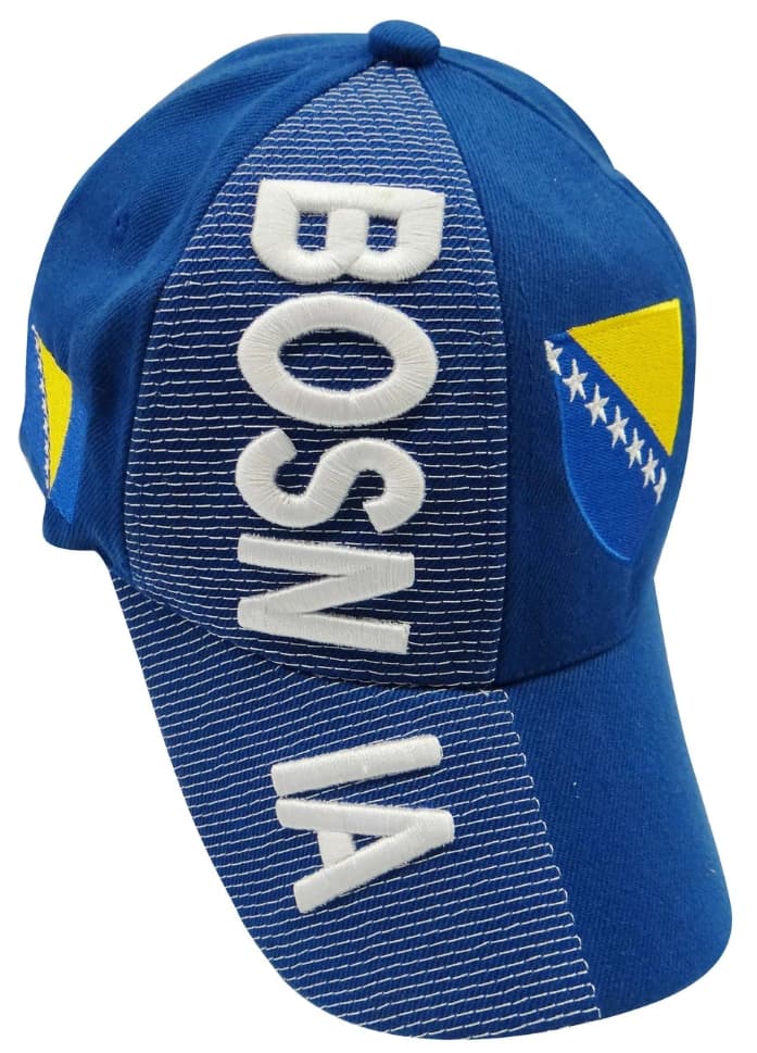 Bosnia Flag 3d Embroidered Cap