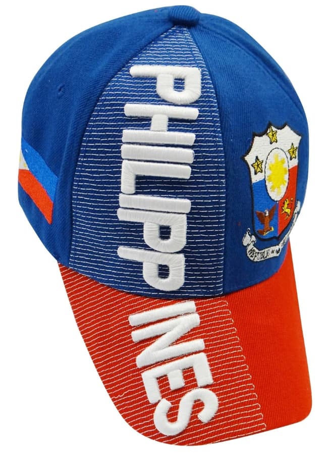 Philippines National Football Team Flag 3d Embroidered Cap