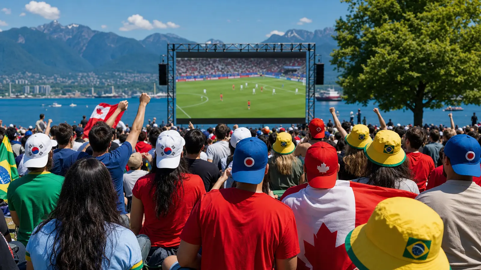 World Cup 2026 fan gear in Vancouver BC Place host city
